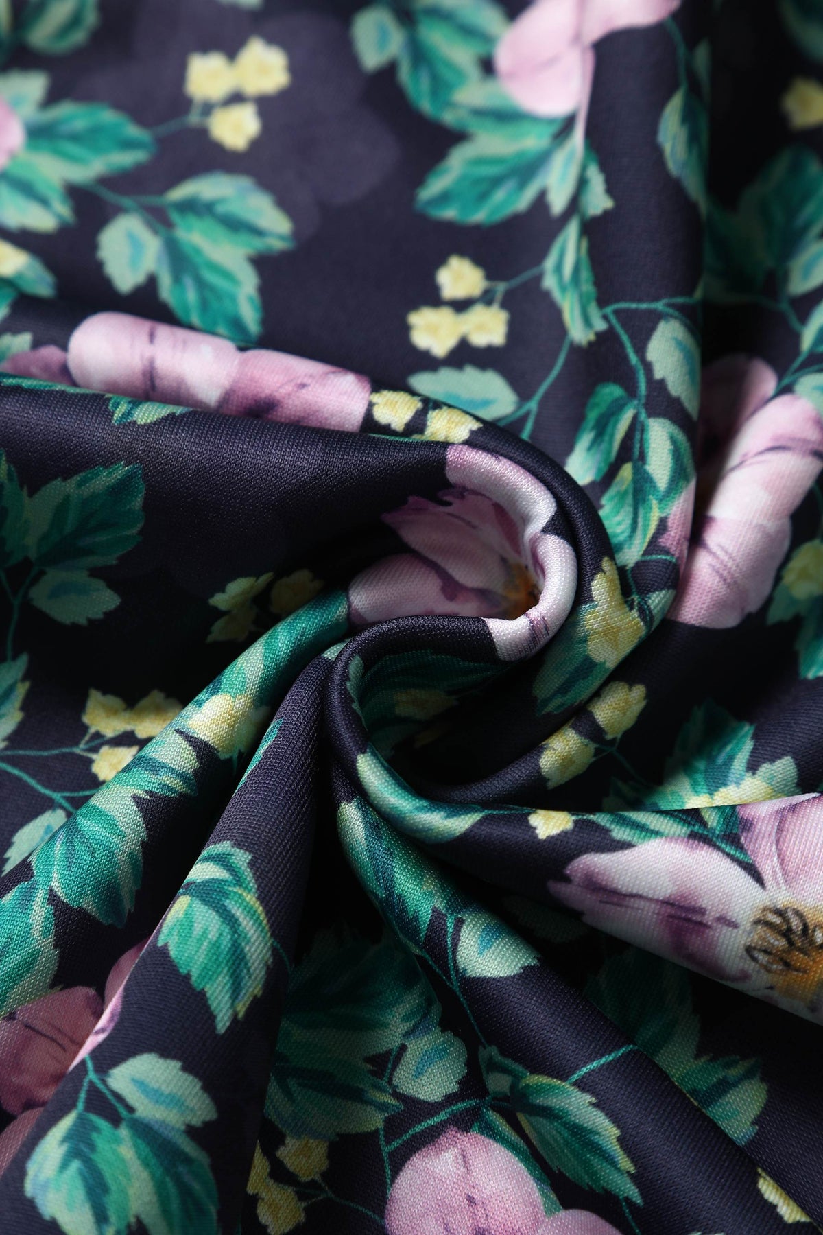 Annie Purple Floral Swing Dress