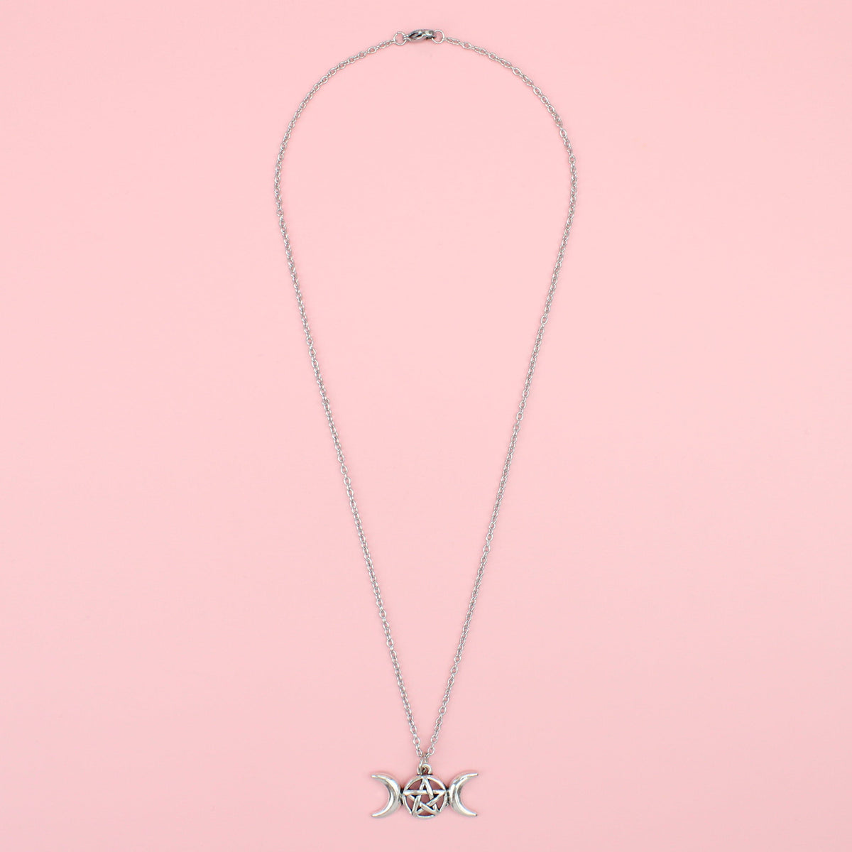Pentagram & Moon Necklace
