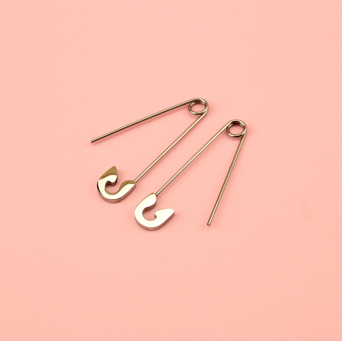 Pin it to Win it Safety Pin Earrings