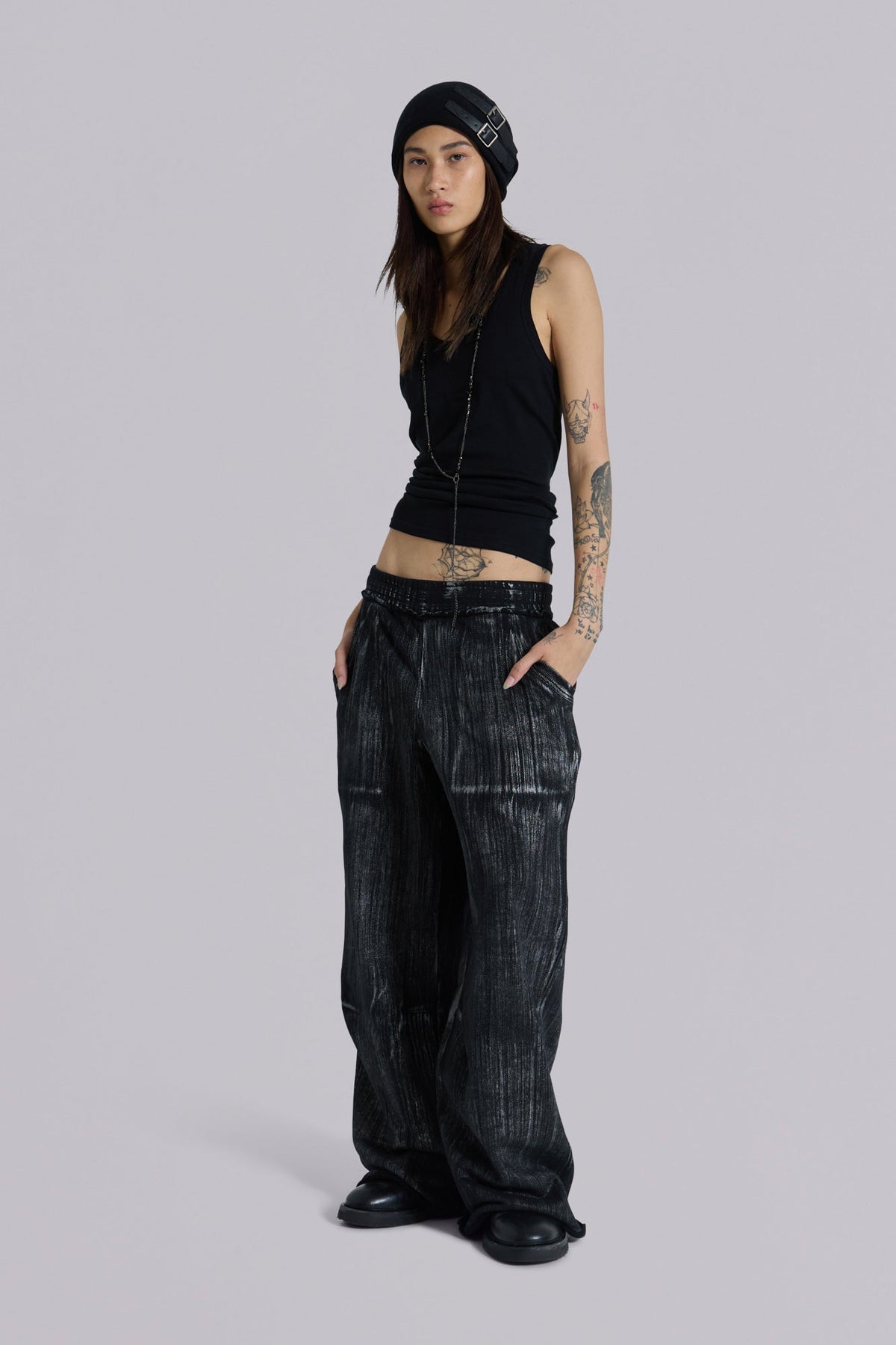 Gunmetal Wash Monster Joggers
