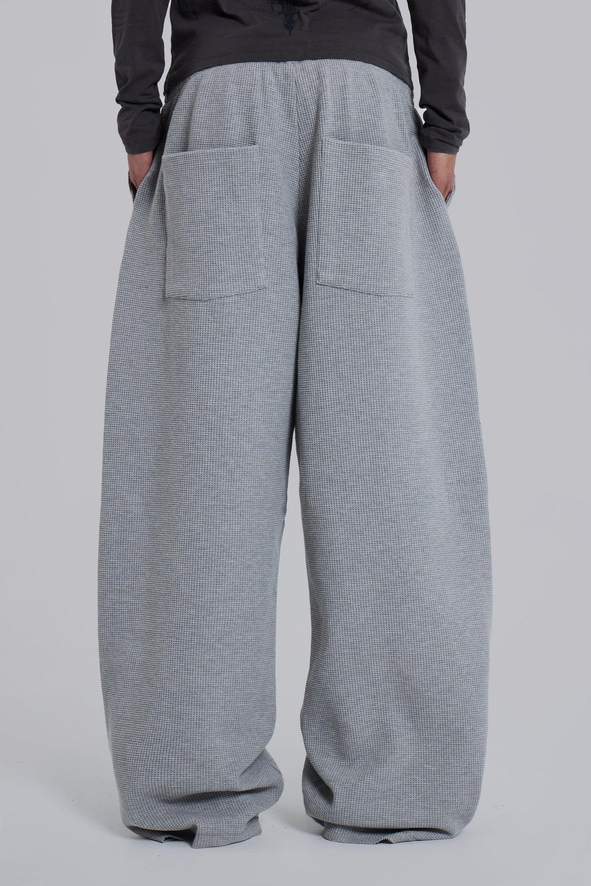 Grey Marl Waffle Monster Joggers