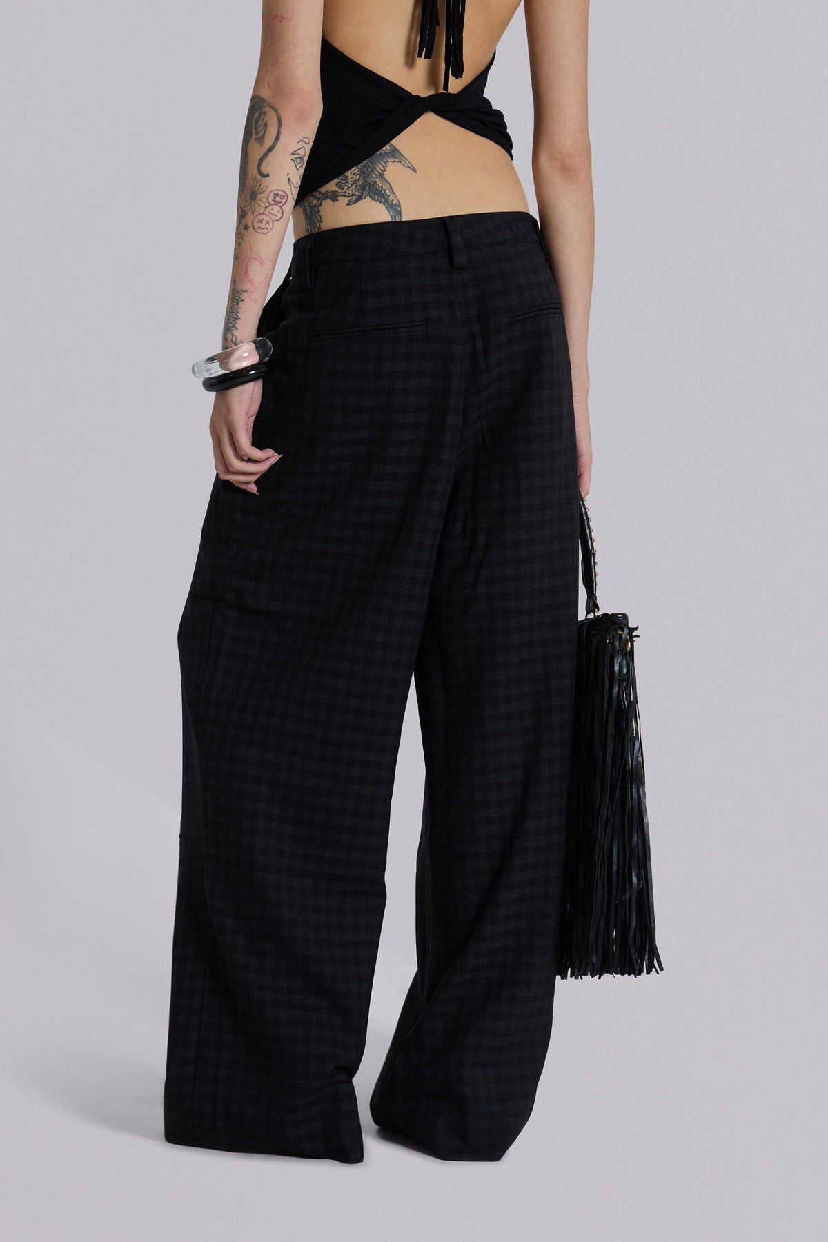 Gingham Goliath Suit Pants