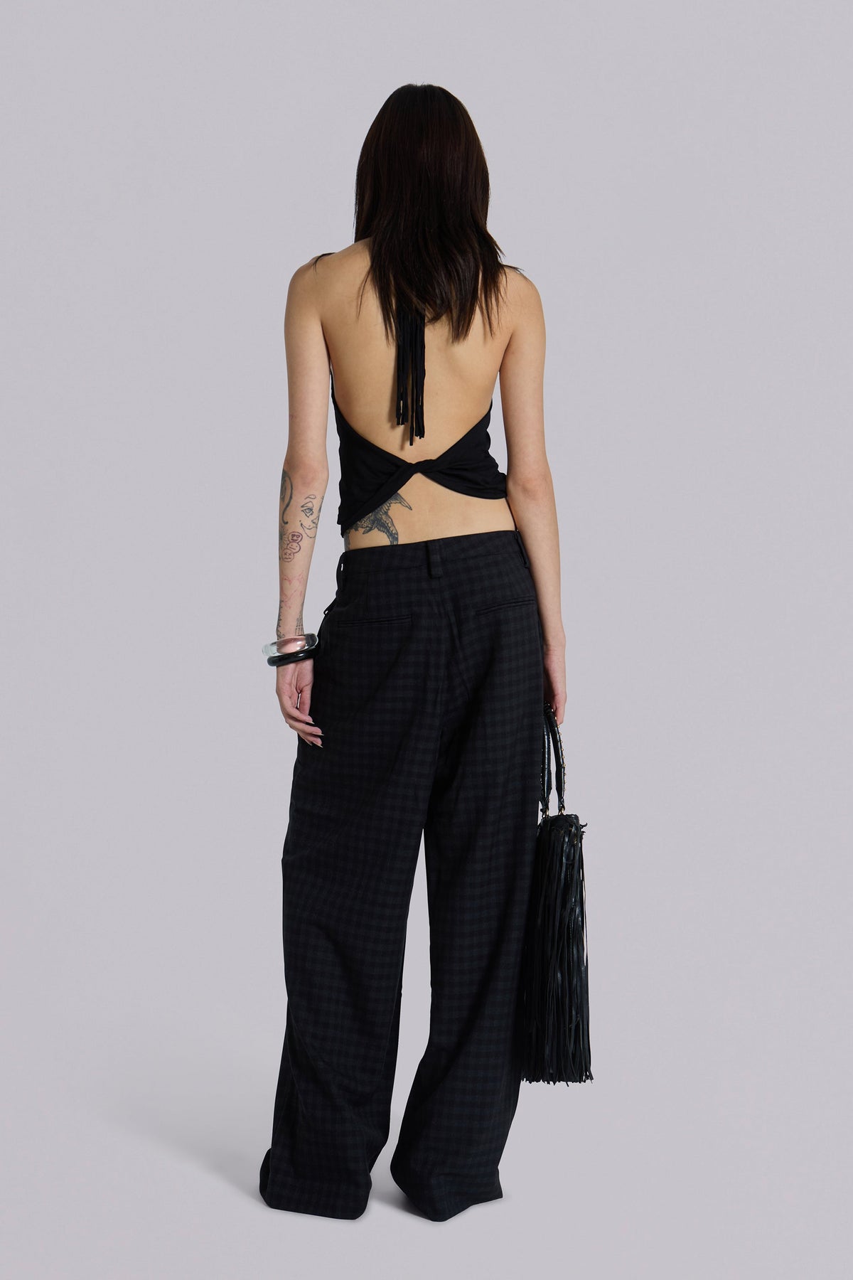 Gingham Goliath Suit Pants