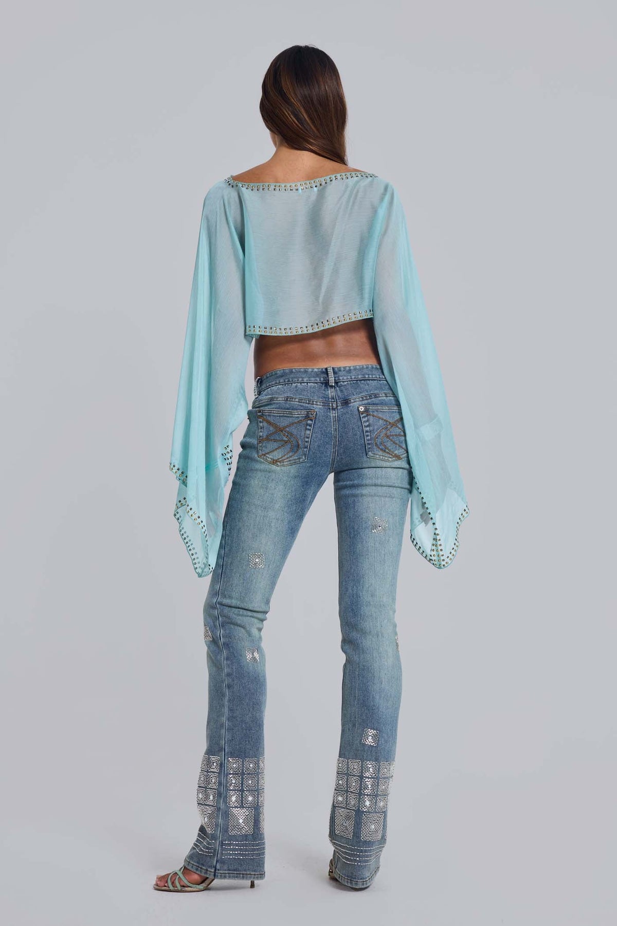 Lunet Studded Cape Top