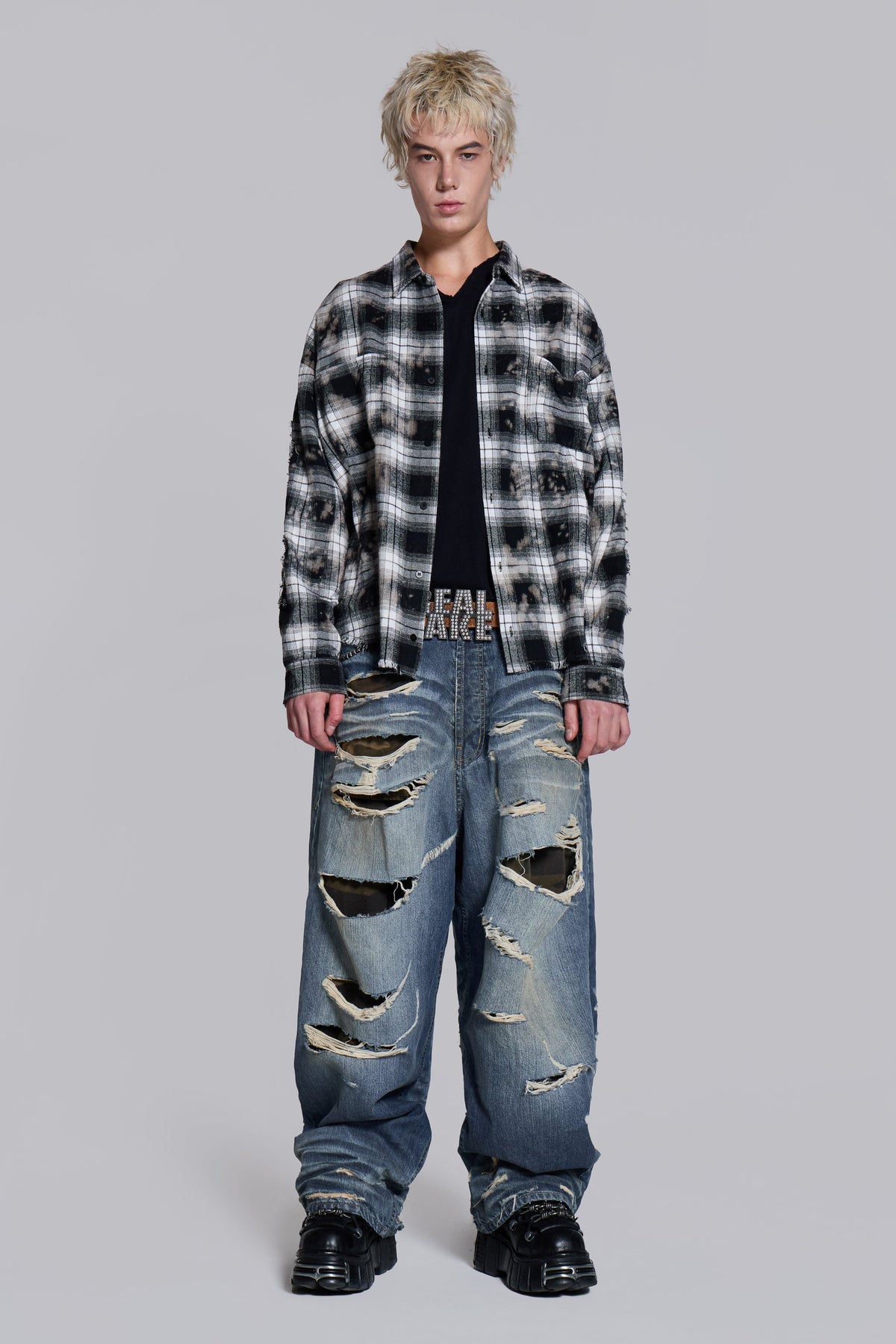 Hidden Camo Ripped XL Colossus Jeans