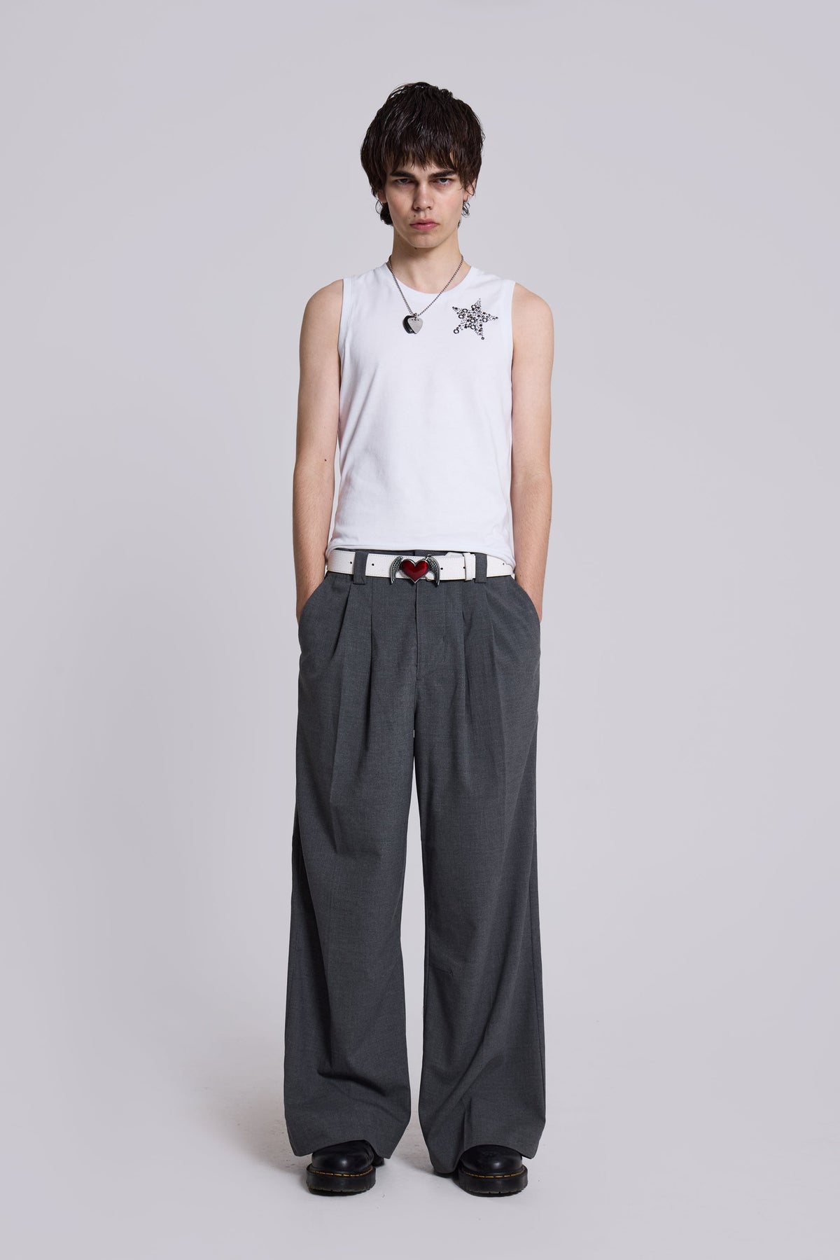 Goliath Grey Suit Pants