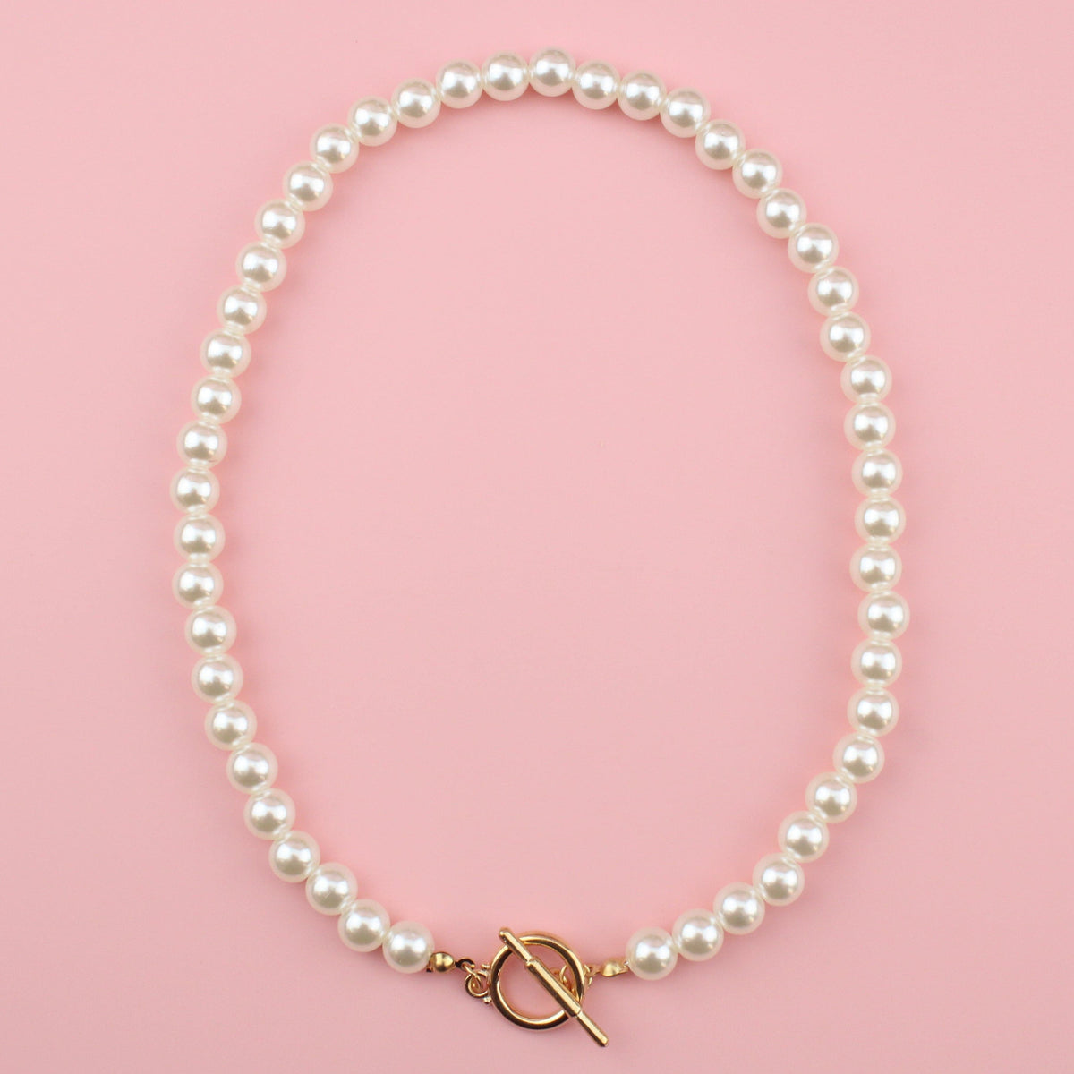 Pearlfectly Simple Necklace (Gold Plated)