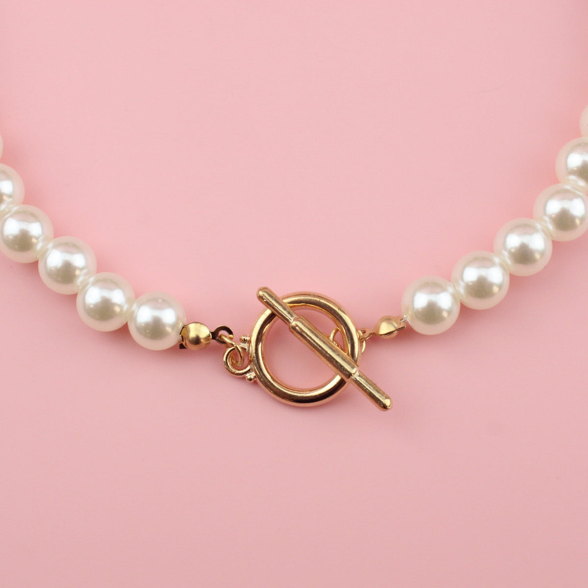 Pearlfectly Simple Necklace (Gold Plated)