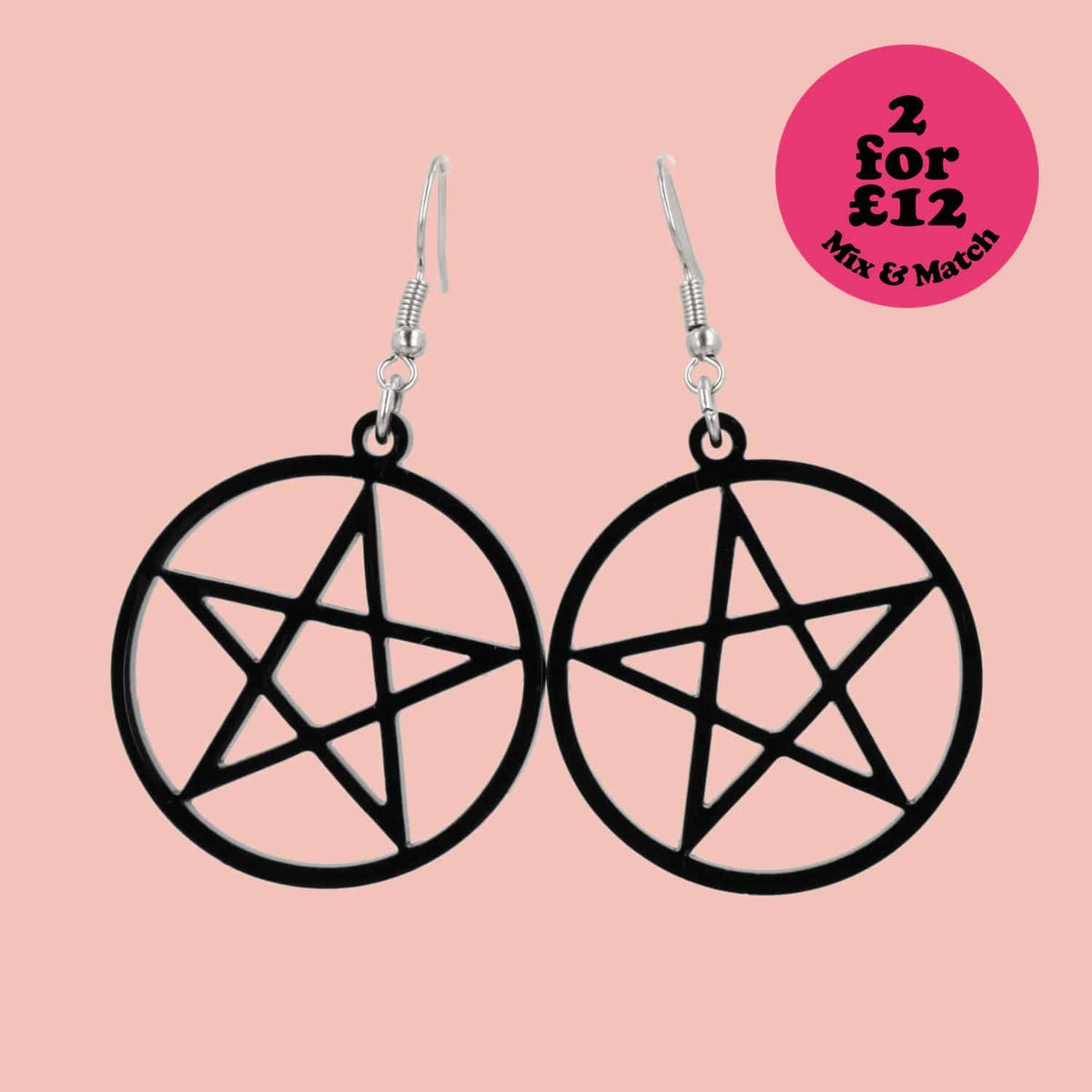 Pentacle Earrings