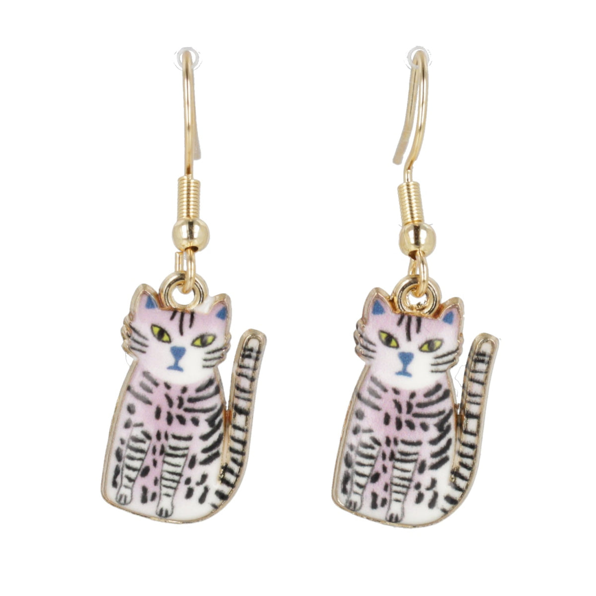 Pink Cheetah Earrings