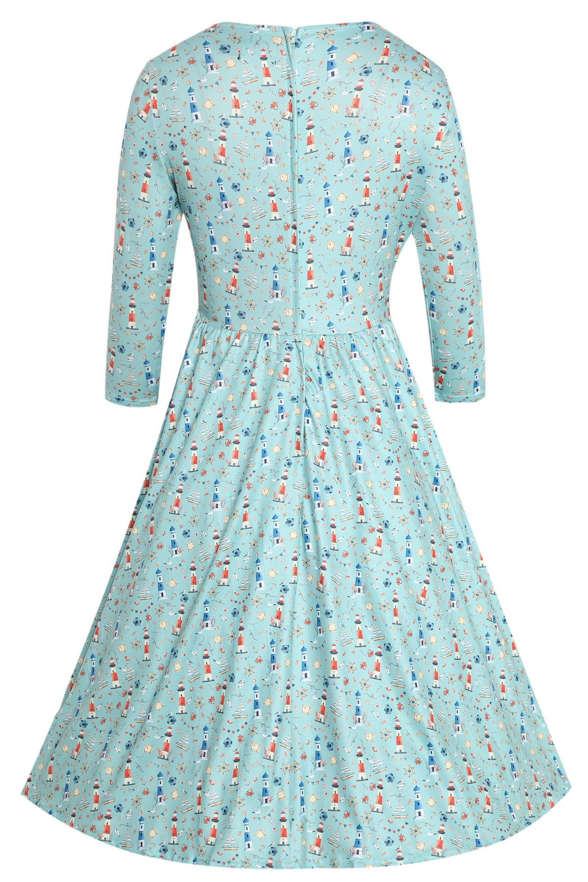 Billie Nautical Lighthouse Day Dress