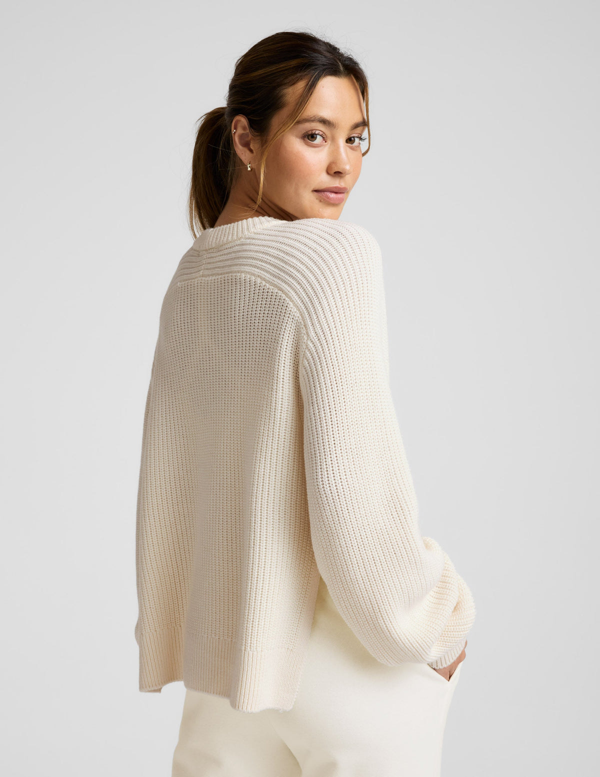 Ready For Anywhere Hi Lo Sweater