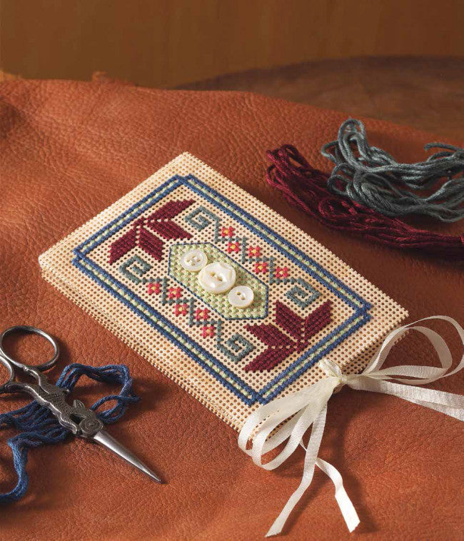 A Perforated-Paper Needle Book to Cross-Stitch Pattern Image