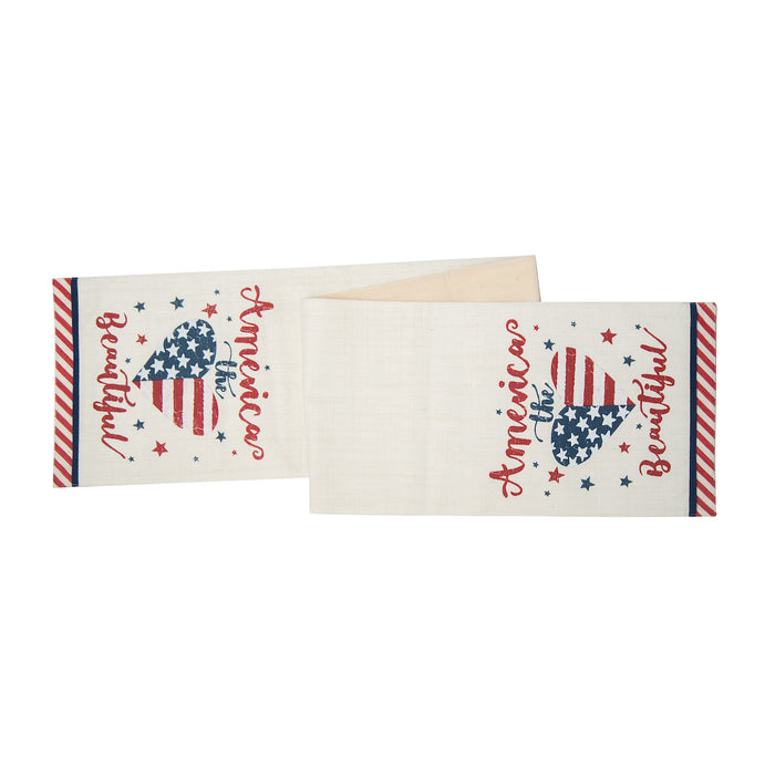 A America The Beautiful Runner.