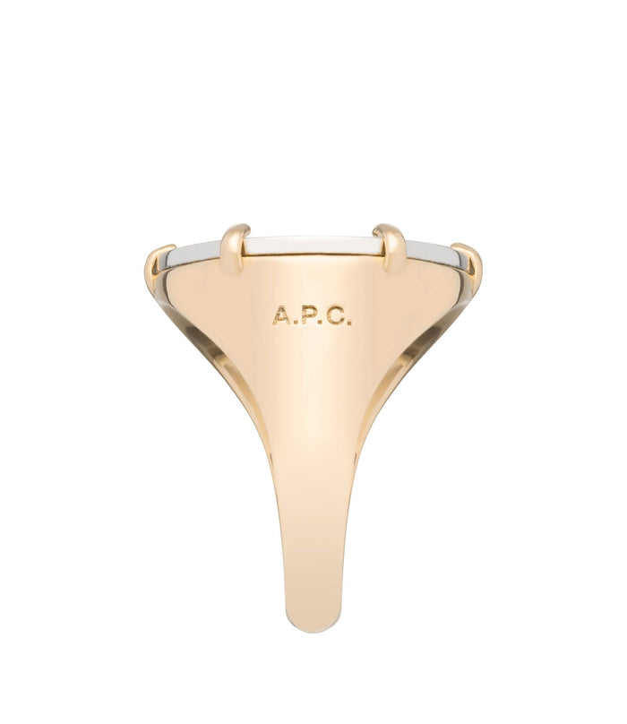 A.P.C - Chevalière Eloi - Bicolore-Accessoires-MEACC-M70706