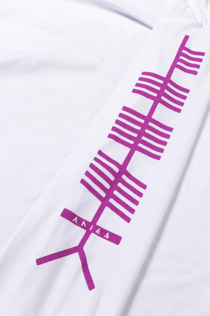 Aries Arise - Neo Druid LS Tee - White-T-shirts-STAR60020