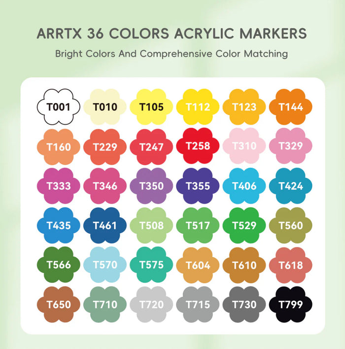 Arrtx Liquid Ink - 36 Color Set