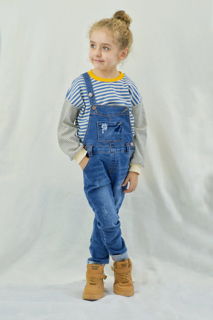 Baby Jeans Overalls Toddler Soft Cute Jumpsuit