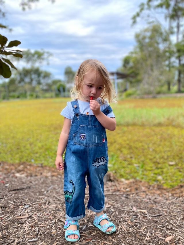 Baby Little Kids Embroidered Fashion Jean Pants