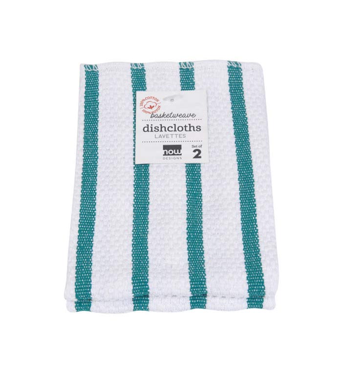 NOW Designs Peacock Basketweave Dishcloth at Culinary Apple