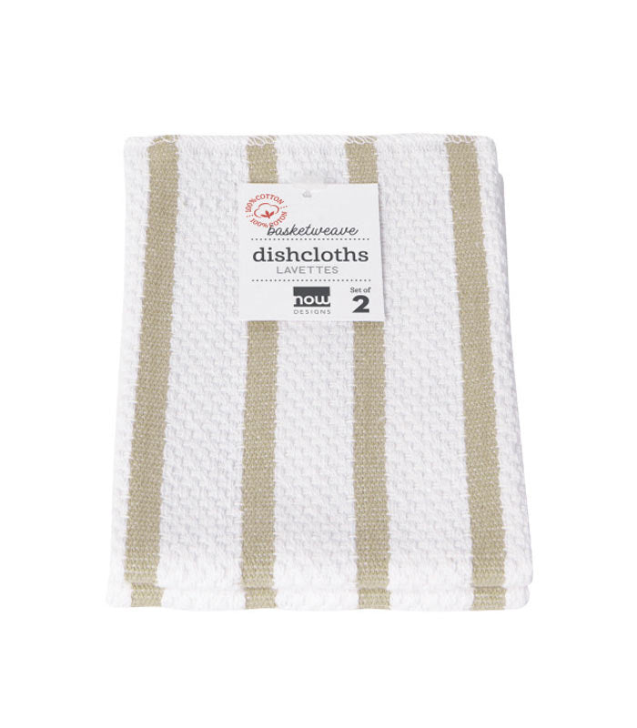NOW Designs Sandstone Basketweave Dishcloth at Culinary Apple