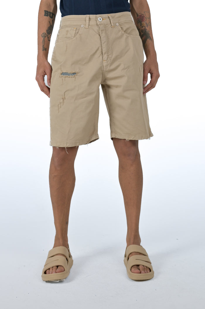 Bermuda in cotone loose Frutta AM3 SS24
