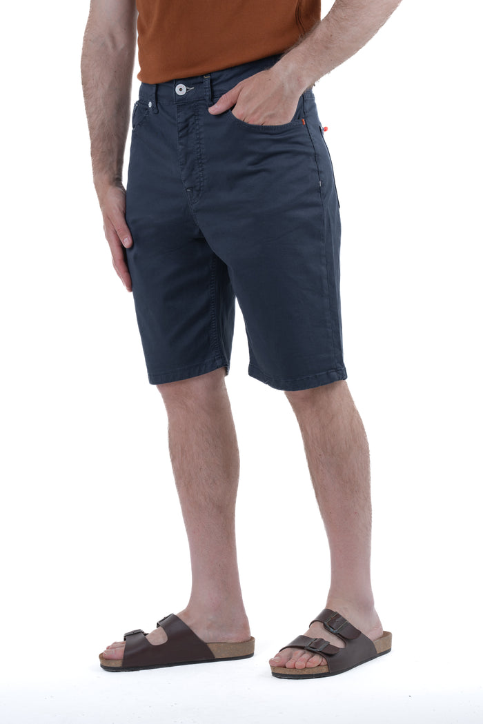 Bermuda in cotone loose Frutta Old blu SS26