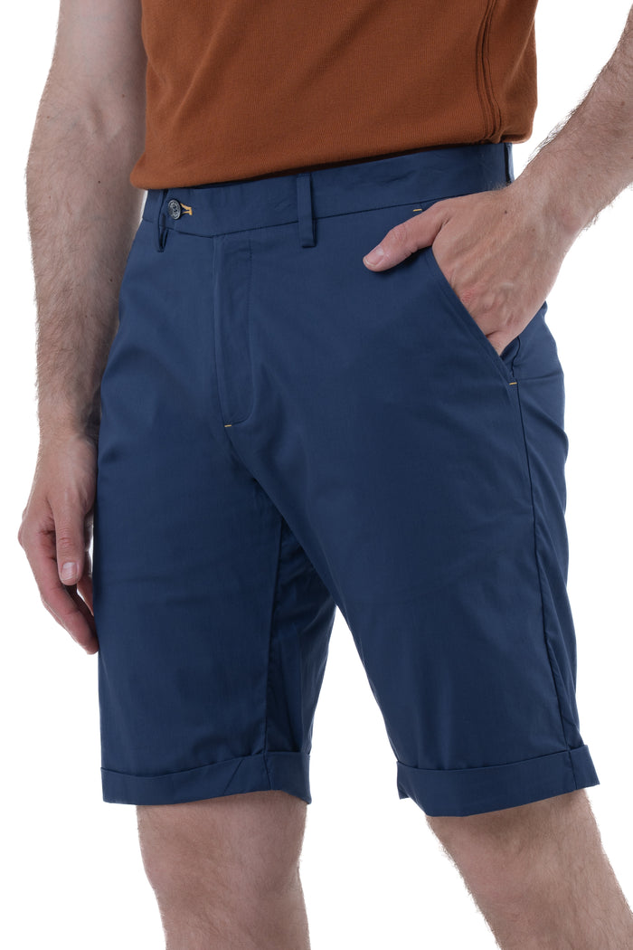 Bermuda in cotone slim Point Ciondolo SS25