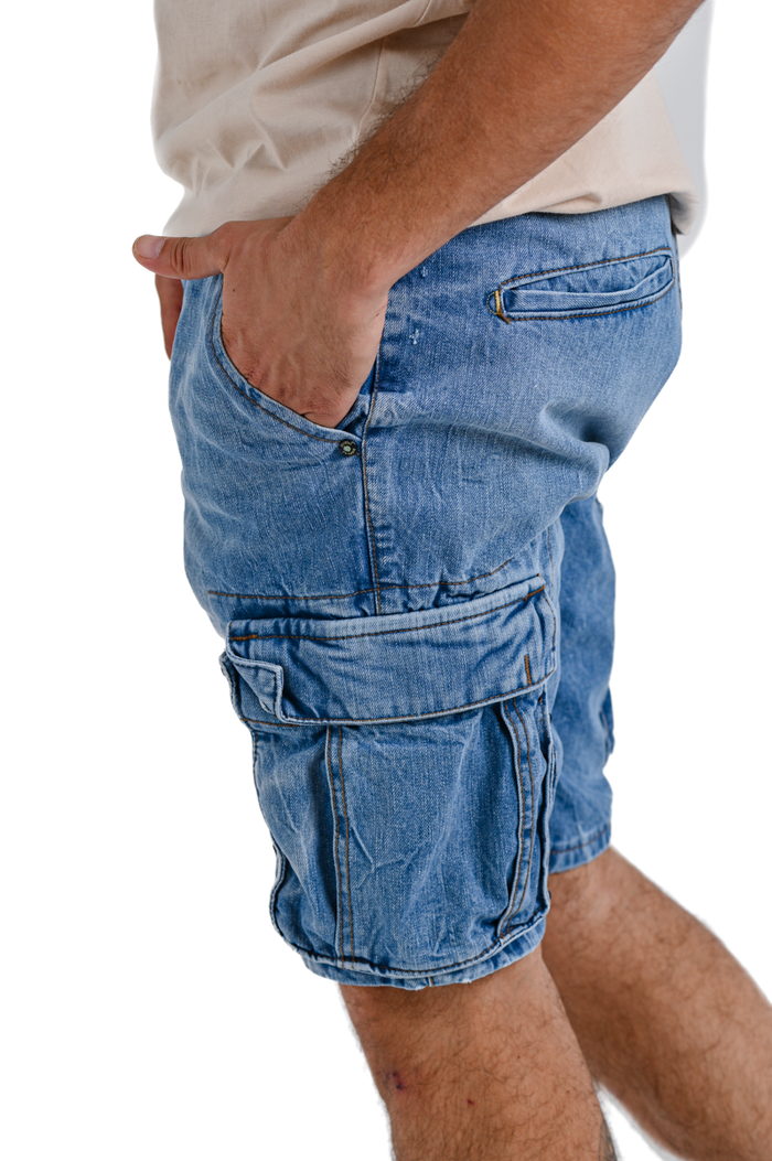 Bermuda in denim regular Crush PR 119 SS25