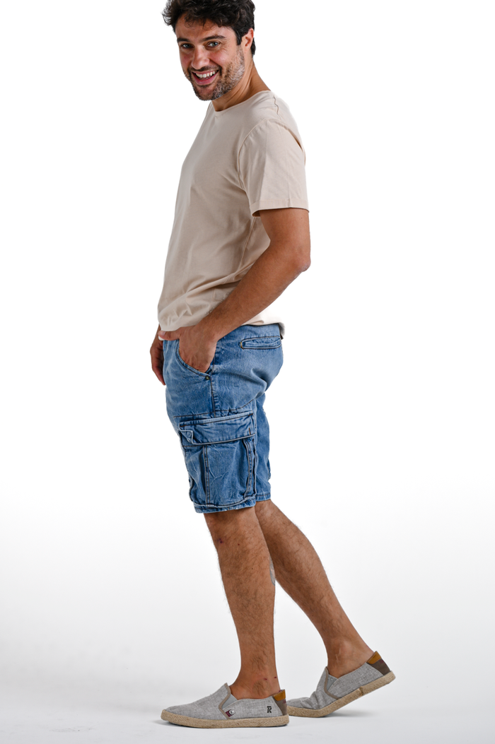 Bermuda in denim regular Crush PR 119 SS25