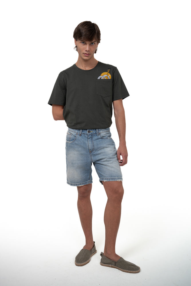 Bermuda in denim regular Lobo 265 SS26