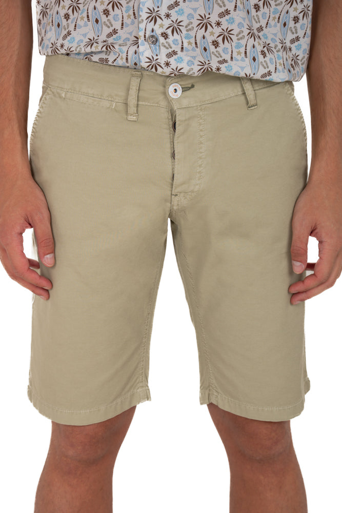 Bermuda in lino slim Martin salvia SS26