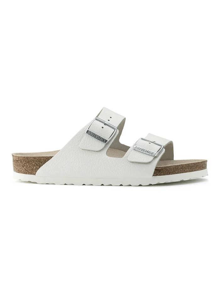 Birkenstock - Sandales Arizona - Cuir naturel - Blanc-Chaussures-0051133