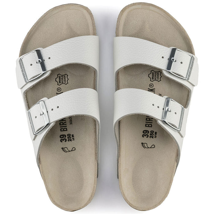 Birkenstock - Sandales Arizona - Cuir naturel - Blanc-Chaussures-0051133