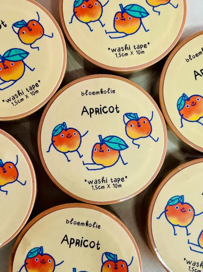 Bloemkolie - Apricot Washi Tape