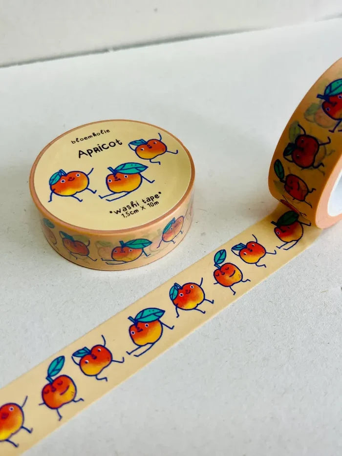 Bloemkolie - Apricot Washi Tape