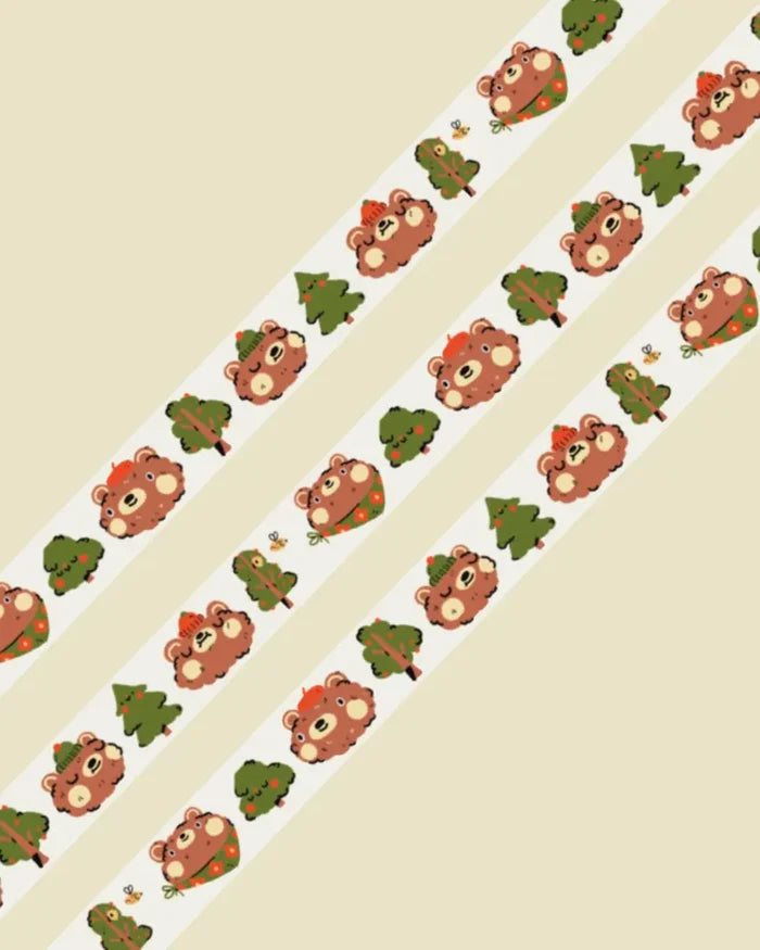 Bloemkolie - Brown Bears Washi Tape