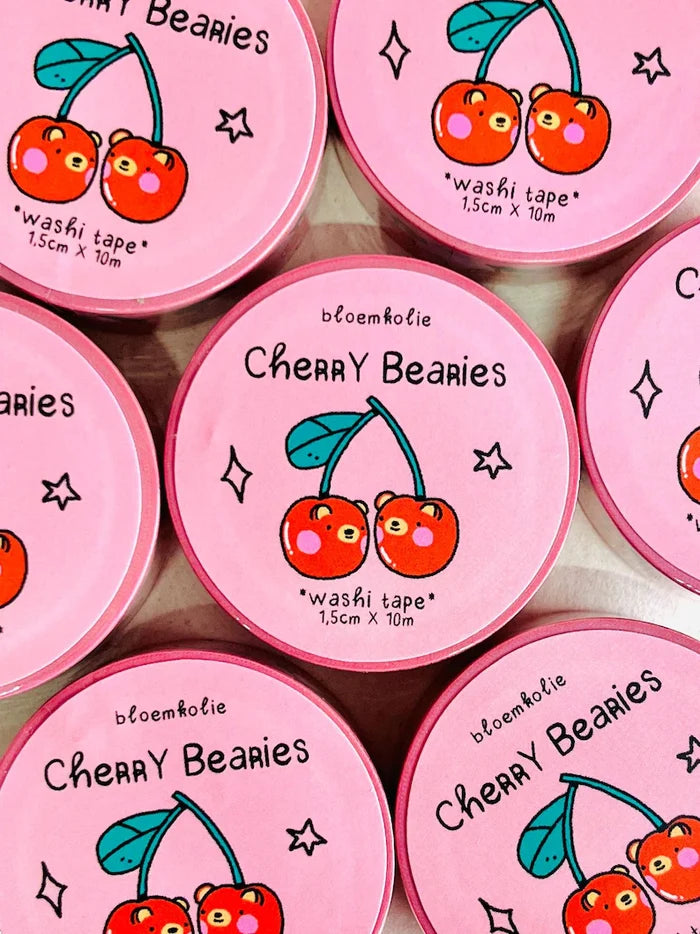 Bloemkolie - Cherry Berries Washi Tape