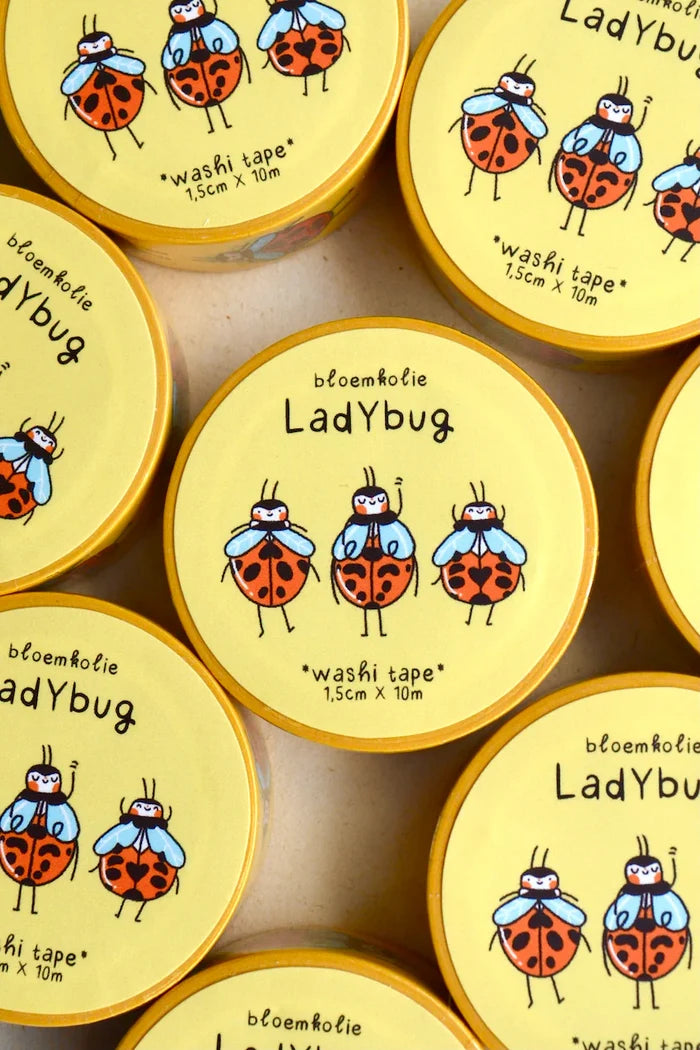 Bloemkolie - Ladybug Washi Tape
