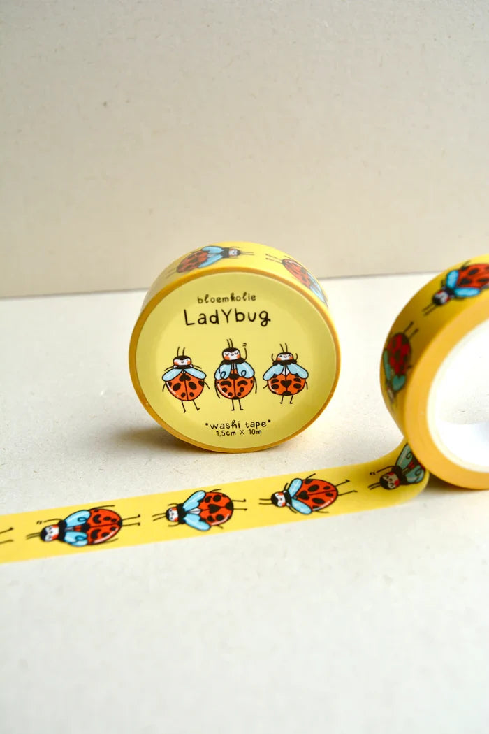 Bloemkolie - Ladybug Washi Tape