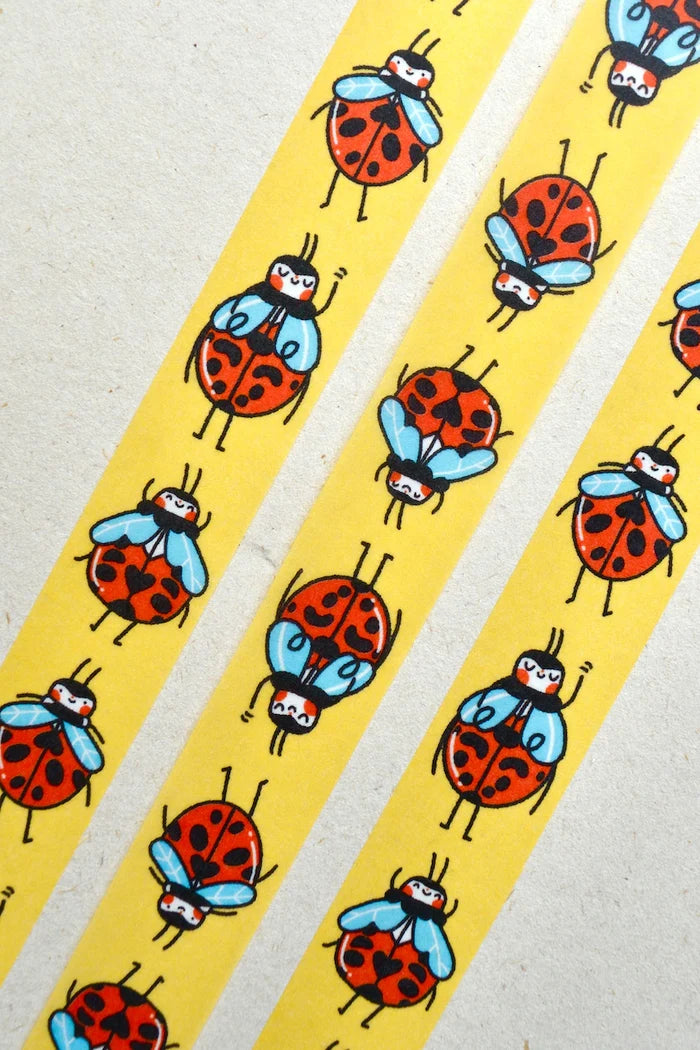 Bloemkolie - Ladybug Washi Tape