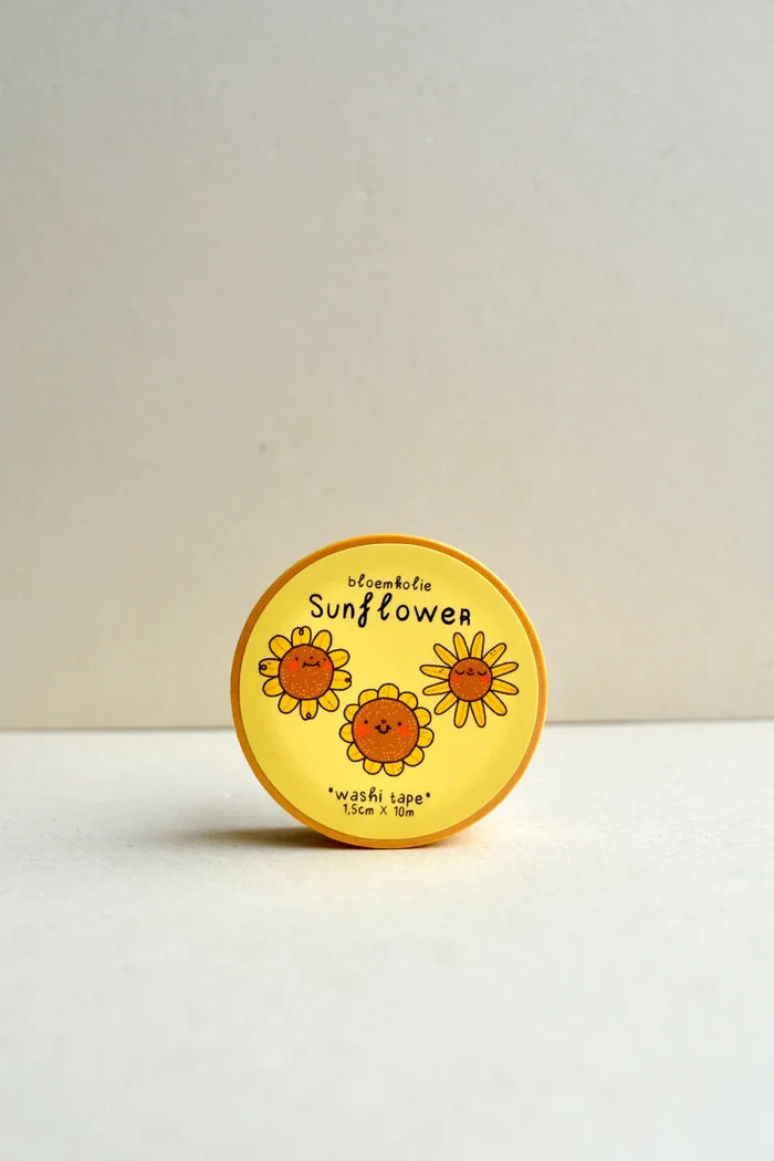 Bloemkolie - Sunflower Washi Tape