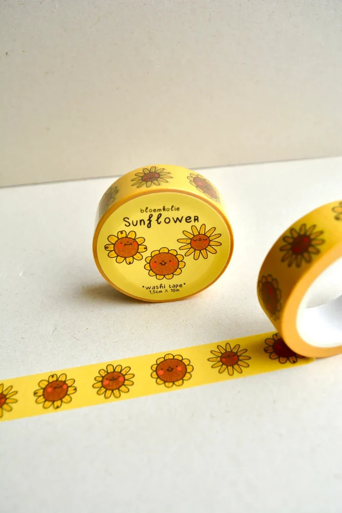 Bloemkolie - Sunflower Washi Tape