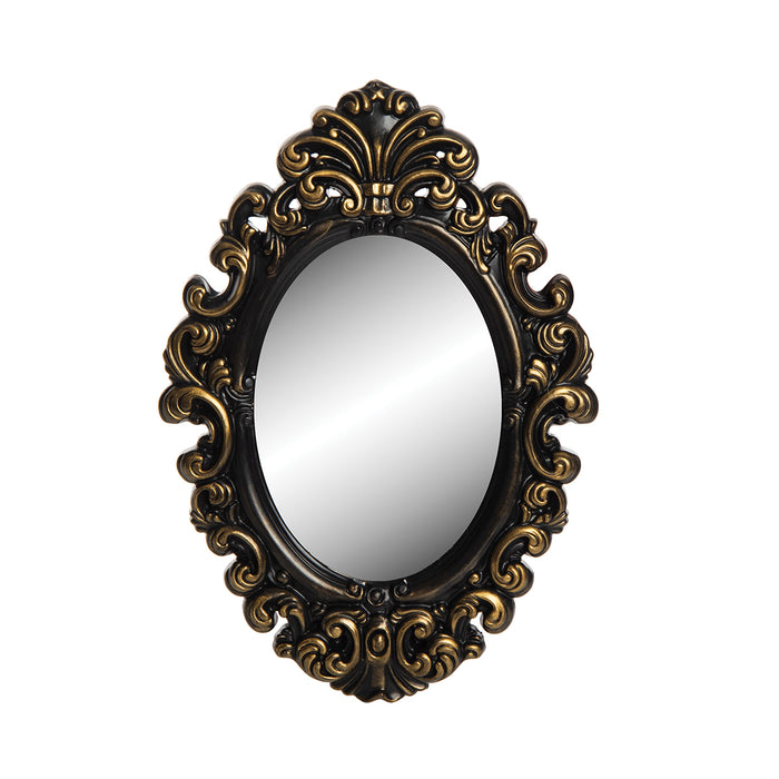 A Broken Mirror with Creepy Face.