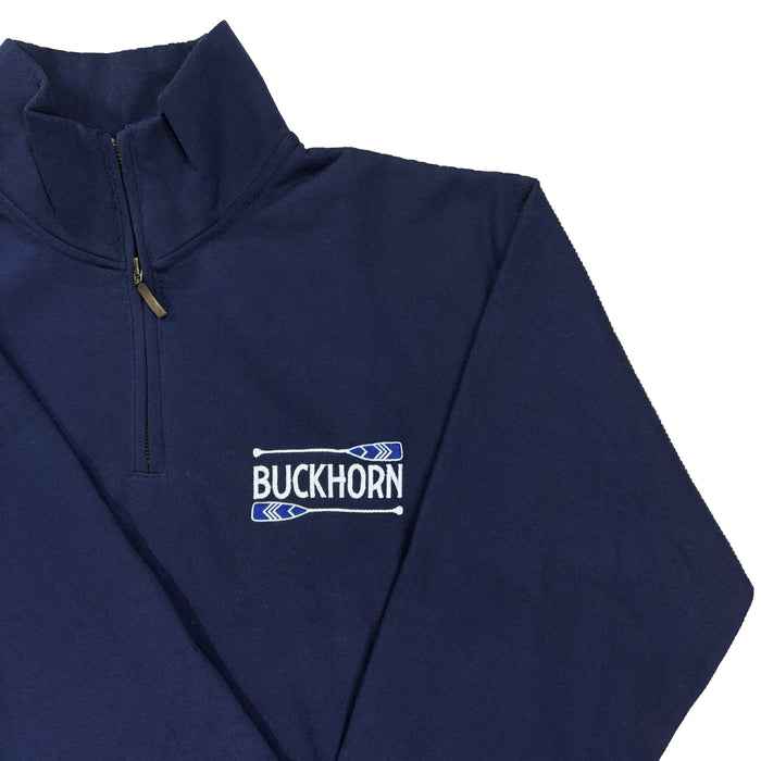 BUCKHORN 1/4 ZIP CREWNECK SWEATER