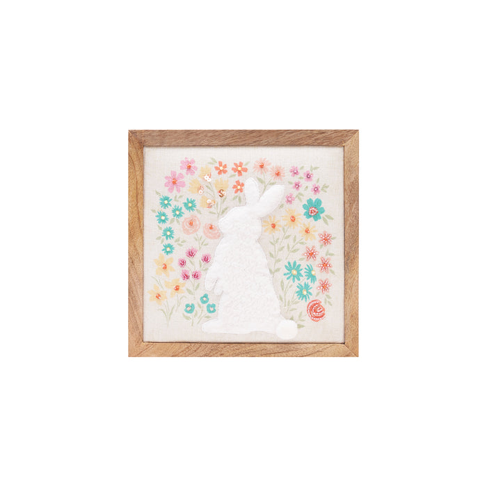 A Bunny & Blooms Shadow Box.