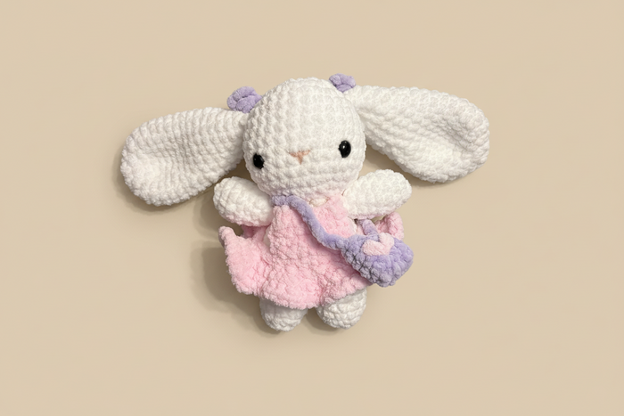 Bunny in overalls
