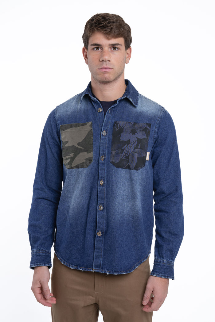 Camicia Denim loose Velvet NE03 FW26
