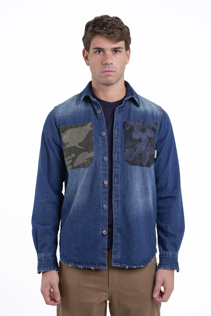Camicia Denim loose Velvet NE03 FW26