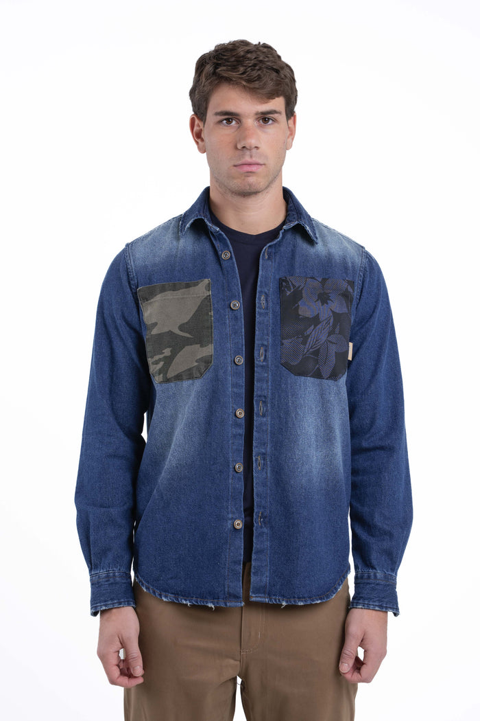 Camicia Denim loose Velvet NE03 FW26
